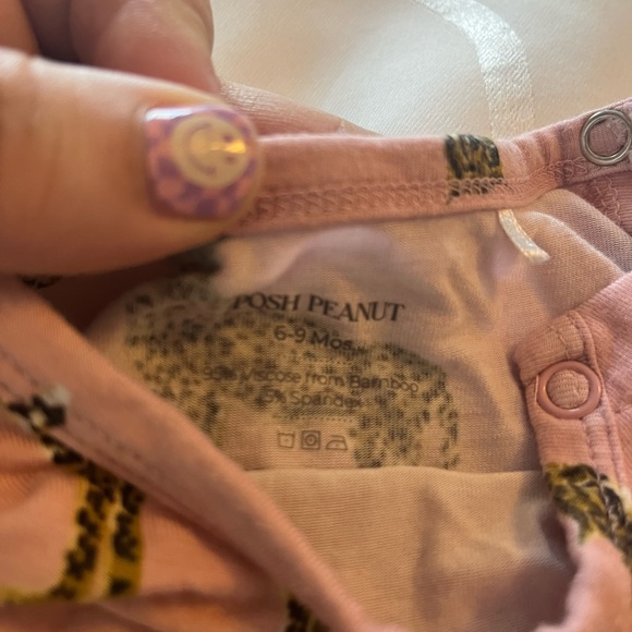 Mara- Ruffle butt Romper 6-9 - Picture 3 of 3